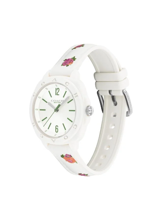 COACH  Kitt Analogue Watch with Silicone Bracelet - 14504473 for Women | Best Price UAE